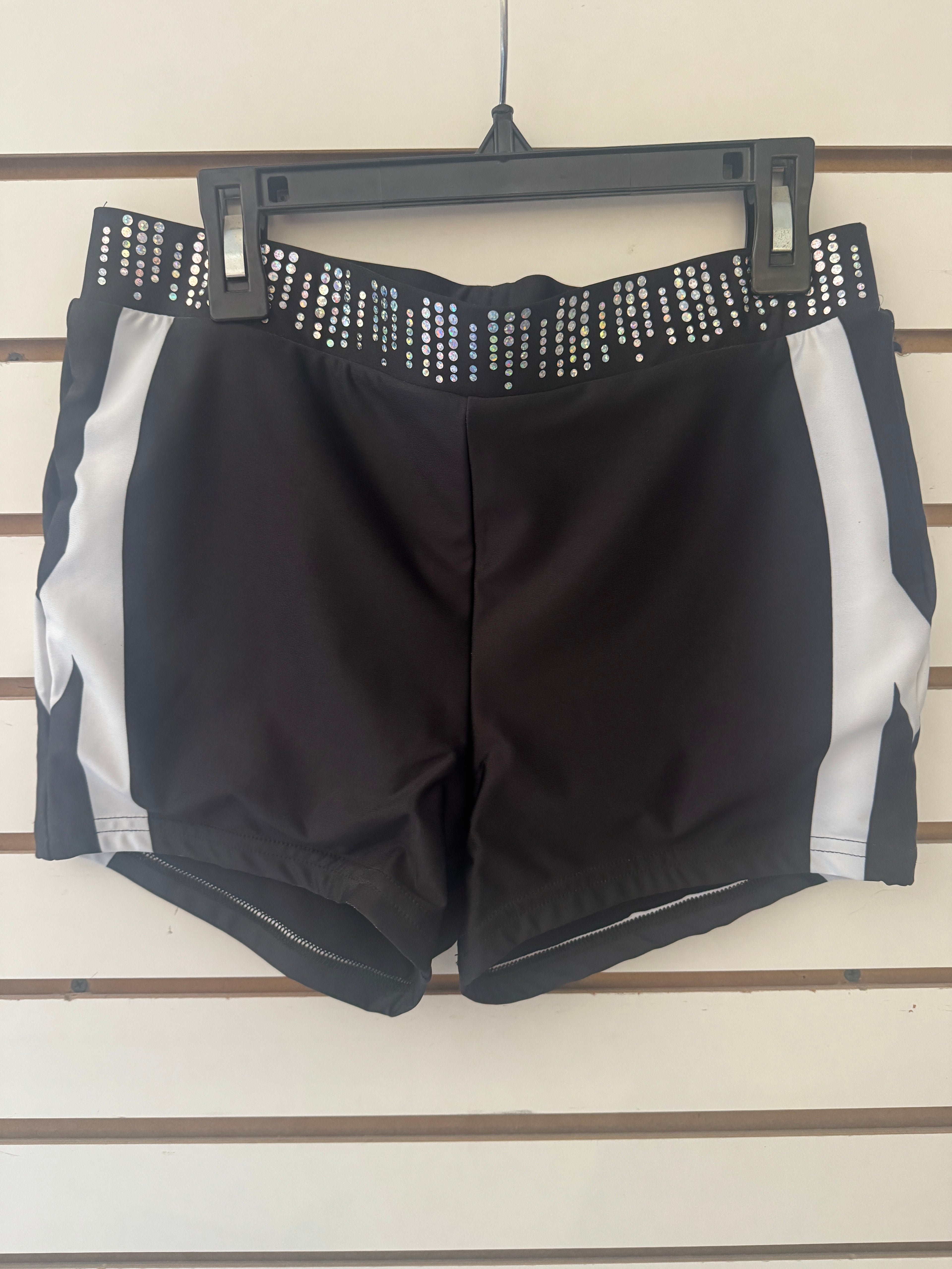 Black and White Practice Gear Shorts