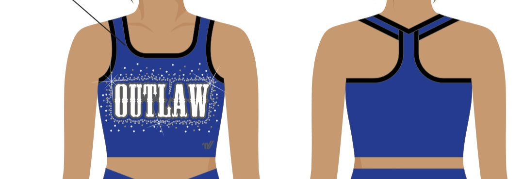 25-26 Blue Practice Top